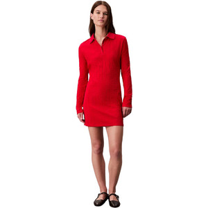 Calvin Klein Mini Καθημερινό Φόρεμα Κόκκινο LV047D228G-XMD