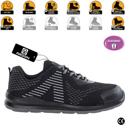 Ardon Flytex Αθλητικά Παπούτσια Ασφαλείας S1P Μαύρα AR-G3353
