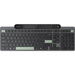 Lenovo Self-Charging Black Ασύρματο Πληκτρολόγιο