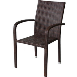 Genomax Καρέκλα Κήπου Rattan Καφέ CHAIR59