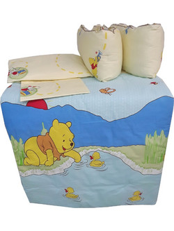 Beboulino Pooh and Ducks Lake Σετ Κούνιας Light Blue/Blue 6τμχ
