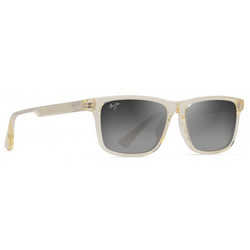 Maui Jim MJ0587S-003 Ανδρικά Γυαλιά Ηλίου Τετράγωνα Κοκάλινα Λευκά με Μαύρο Φακό
