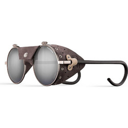 Julbo J0101255 Ανδρικά Γυαλιά Ηλίου Στρογγυλά Κοκάλινα Μαύρα με Μαύρο Φακό