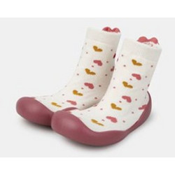 Sergent Major Βρεφικά Slip Ons Αγκαλιάς Μπεζ Μπορντό NEBRUNE