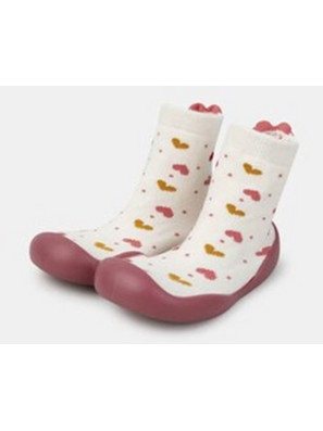 Sergent Major Βρεφικά Slip Ons Αγκαλιάς Μπεζ Μπορντό NEBRUNE