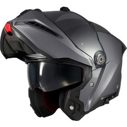 Axxis Ghostfighter A12 Gloss Grey Κράνος Μηχανής Flip-Up