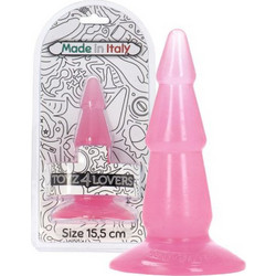 Toyz4lovers Pino Πρωκτική Σφήνα 15.5cm Διαφανής Ροζ