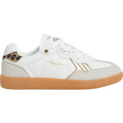 Pepe Jeans Παιδικά Sneakers Λευκά Καφέ PGS000001-803