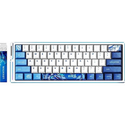 ATK Edge 60 He Master Leviatan Μηχανικό Gaming Πληκτρολόγιο 60% με Gateron Jade Pro Διακόπτες Blue White