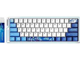 ATK Edge 60 He Master Leviatan Μηχανικό Gaming Πληκτρολόγιο 60% με Gateron Jade Pro Διακόπτες Blue White