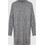 Funky Buddha Midi Καθημερινό Φόρεμα Πλεκτό Γκρι FBL012-104-13
