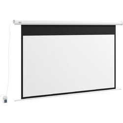 HOMCOM 001-021V90 Ηλεκτρική Οθόνη Προβολής Projector Τοίχου / Οροφής 16:9 186x105cm / 84"