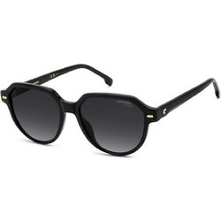 Carrera CA3068S 8079O Ανδρικά Γυαλιά Ηλίου Στρογγυλά Κοκάλινα Μαύρα με Μαύρο Φακό