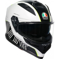AGV K7 Super 46 White Black Κράνος Μηχανής Full Face 1450gr