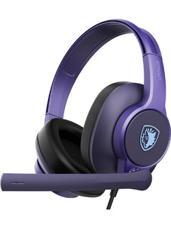 Sades Upower Gaming Headset Over Ear Purple