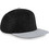 Beechfield Peak Ανδρικό Καπέλο Jockey Snapback Υφασμάτινο Μαύρο Γκρι B660