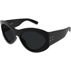 Saint Laurent SL854 001 Γυναικεία Γυαλιά Ηλίου Oversized Κοκάλινα Μαύρα με Μαύρο Φακό