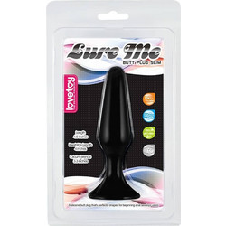 Lovetoy Lure Me Slim Πρωκτική Σφήνα 11.4cm Μαύρη