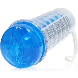 Shots RealRock Easy Rider Pocket Pussy Αυνανιστήρι 21.5cm Μπλε
