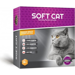 SoftCat Lavender Άμμος Γάτας Μπετονίτης με Άρωμα Λεβάντα 10kg