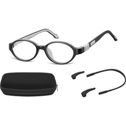 Sunoptic K3C Παιδικός Σκελετός Γυαλιών Οράσεως Λαστιχένιος Μαύρος