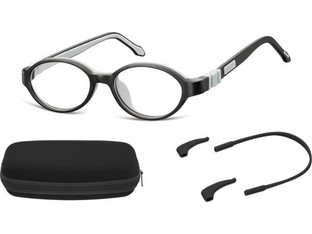 Sunoptic K3C Παιδικός Σκελετός Γυαλιών Οράσεως Λαστιχένιος Μαύρος