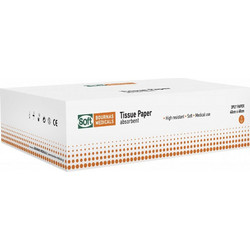 Bournas Medicals SoftCare Alfa-Alfa Χαρτοβάμβακας 40x60cm Λευκότητας 86% Διπλωμένος 5kg