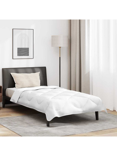 vidaXL Σετ Πάπλωμα Μονό Microfiber 155x200 3376678 2τμχ Λευκό