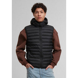 Urban Classics Αμάνικο Ανδρικό Μπουφάν Puffer Μαύρο TB8020-00007