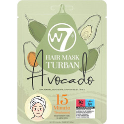 W7 Turban Avocado Μάσκα Μαλλιών για Επανόρθωση