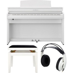 Kawai CA-501 Set Ηλεκτρικό Πιάνο Όρθιο με 88 Βαρυκεντρισμένα Πλήκτρα White