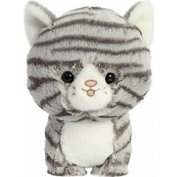 Aurora Teddy Pets Grey Tabby Cat 18cm