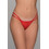 Milena By Paris Γυναικείο Sexy String Κόκκινο 6917