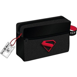 DC Comics Superman Παιδικό Νεσεσέρ Ταξιδίου 22x8x16cm Μαύρο