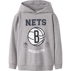 Name It Nets Παιδικό Φούτερ με Κουκούλα Γκρι 13252671
