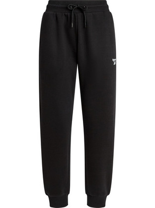 Reebok Γυναικείο Παντελόνι Φόρμας Fleece με Λάστιχο Μαύρο 100240933