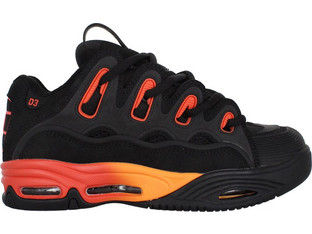 Osiris D3 2001 Ανδρικά Sneakers Chunky Μαύρα 1141-1688