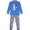 Pretty Baby Παιδική Πιτζάμα Βαμβακερή Χειμωνιάτικη Royal Blue 63811