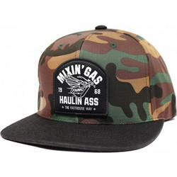 Fasthouse Mixin Ανδρικό Καπέλο Jockey Snapback Υφασμάτινο Χακί 6037-20