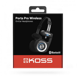 Koss PortaPro Ασύρματα Bluetooth Ακουστικά On Ear Μαύρα