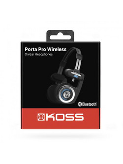 Koss PortaPro Ασύρματα Bluetooth Ακουστικά On Ear Μαύρα