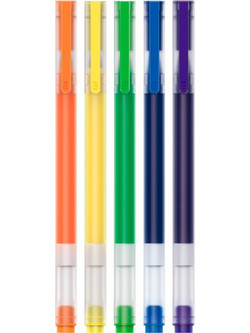 Xiaomi High-Capacity Σετ Στυλό Gel 0.5mm Πολύχρωμο 5τμχ BHR8860GL