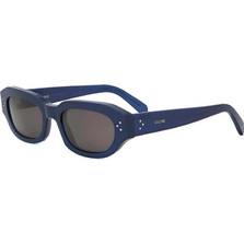 Celine CL40314I 90A Γυναικεία Γυαλιά Ηλίου Ορθογώνια Κοκάλινα Μπλε με Μαύρο Φακό