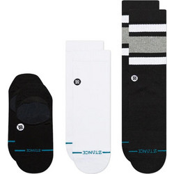 Stance Ανδρικές Κάλτσες με Σχέδια Μαύρες Λευκές 3Pack A999B24ICO-BLW