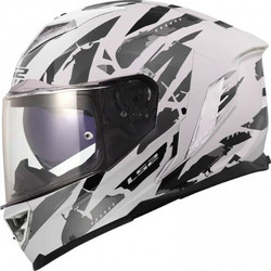 LS2 FF818 Storm III Kaos White Grey Κράνος Μηχανής Full Face 1600gr