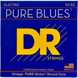 DR Strings Pure Blues PHR Σετ 6 Χορδές Ηλεκτρικής Κιθάρας 10-52" Medium Tension