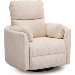 HomeMarkt Πολυθρόνα Relax Μπεζ VELMORA HM3300.03