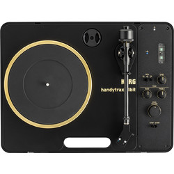 Korg HANDYTRAXX 1BIT DJPIK295 Πικάπ με Ηχεία & Προενίσχυση Black + JICO J44A 7 MM