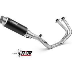 MIVV GPpro Σετ Εξάτμισης για Kawasaki Z 650 με Σιγαστήρα Black