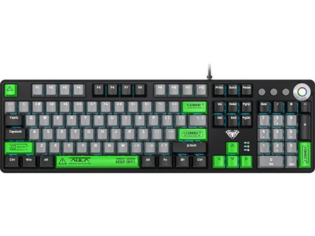 Aula F2088 Pro Μηχανικό Gaming Πληκτρολόγιο RGB Black